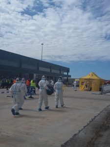 simulacro puerto de palma